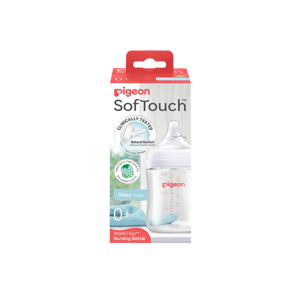180837 Tetero Softouch WN3 Vidrio 5oz Blanco 0 Meses -3 (1)