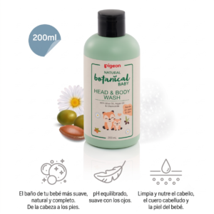 Baño Líquido para Bebé 200ml Cabeza y Cuerpo Baño Líquido para Bebé 200ml Cabeza y Cuerpo