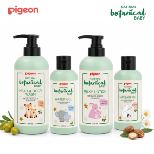 Kit familiar bebé mañana y noche tamaño grande Pigeon Natural Botanical Baby